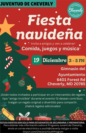 spanish youth holiday party