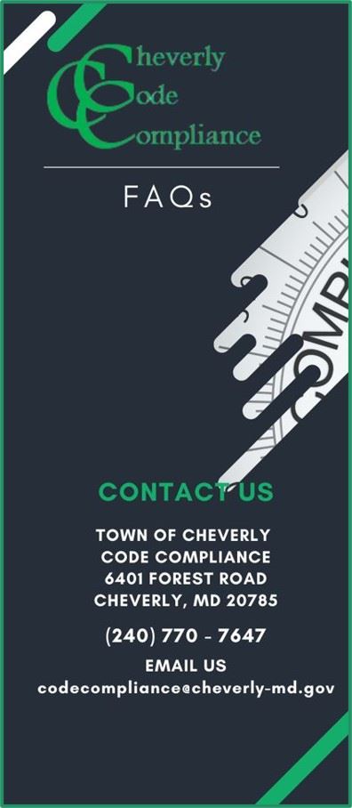 Cheverly Code Compliance Contact Information