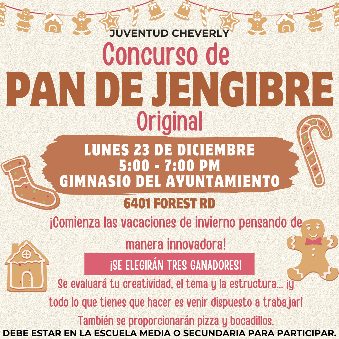 December 2024 Youth Event Gingerbreand Spanish