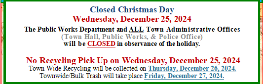december 2024 holiday trash schedule b