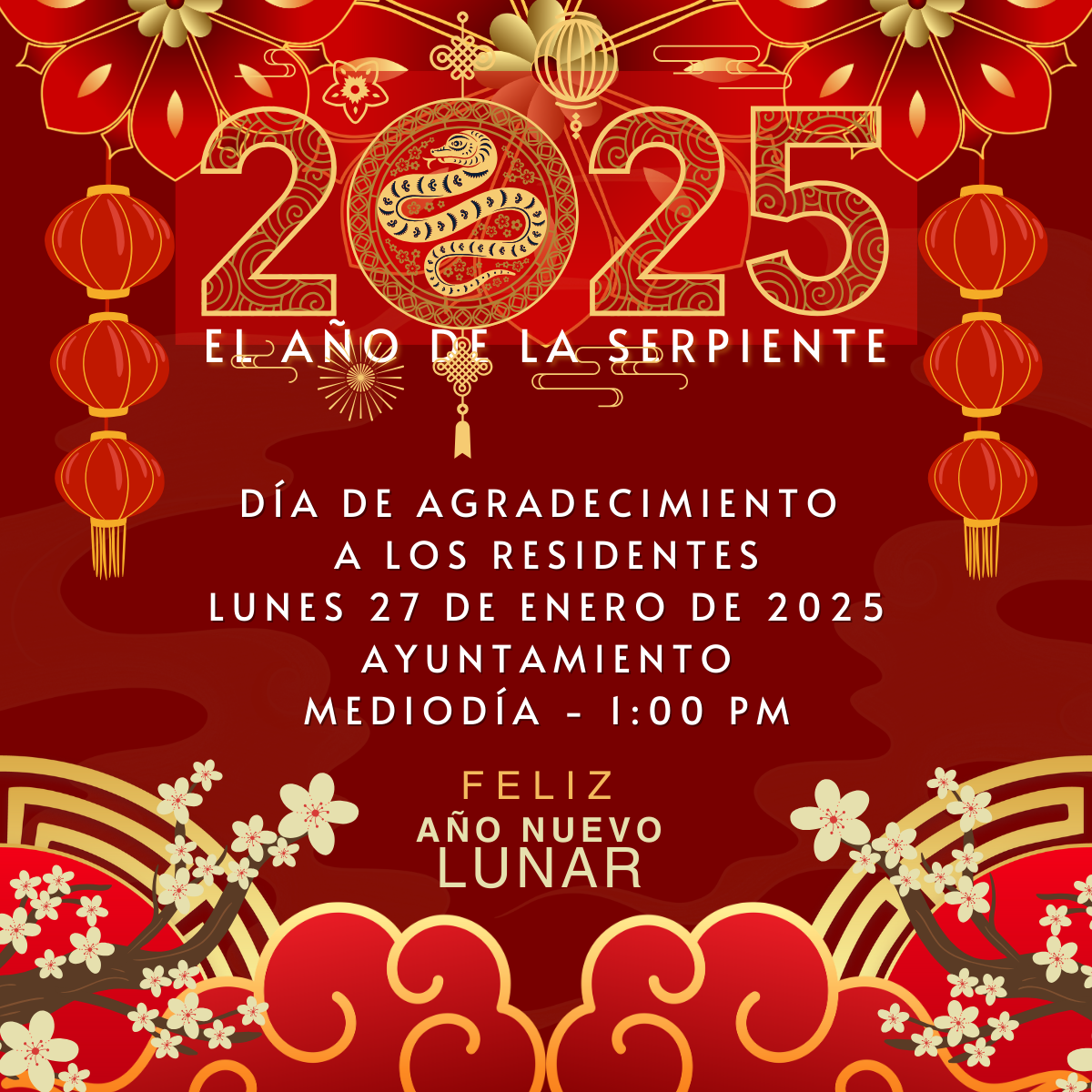 January 2025 Resident appreciation day spanish