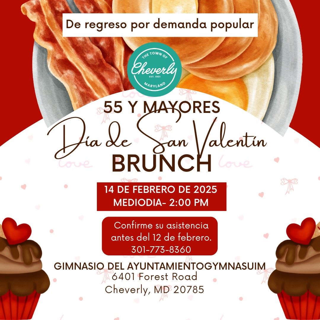 February 2025 55 and Up Valentines Day Brunch Spanish