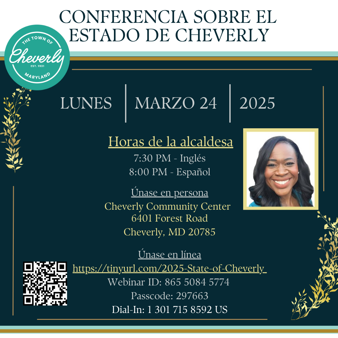 March 2025 State of Cheverly Spanish