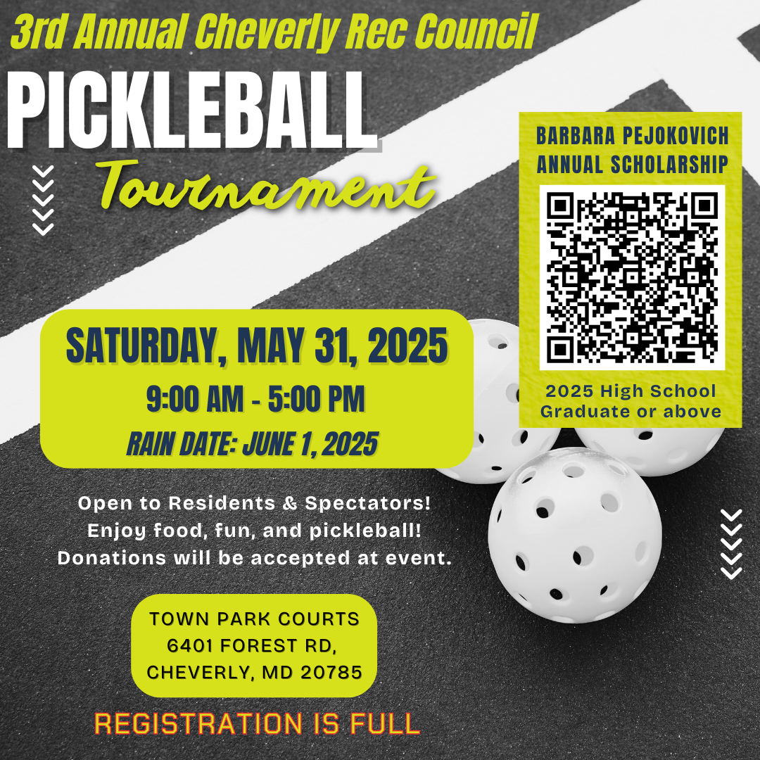 May 2025 Rec Council Pickleball tournament 