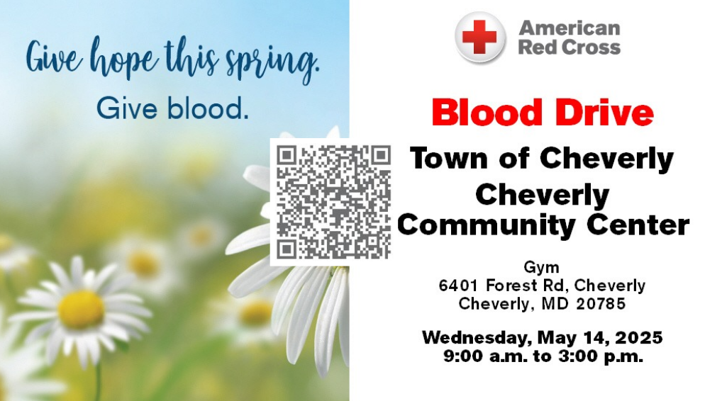 may 2025 blood drive graphic