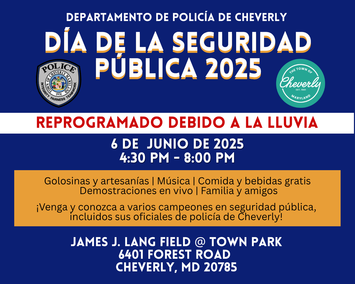 June 2025 Public Safety Day New Date Spanish