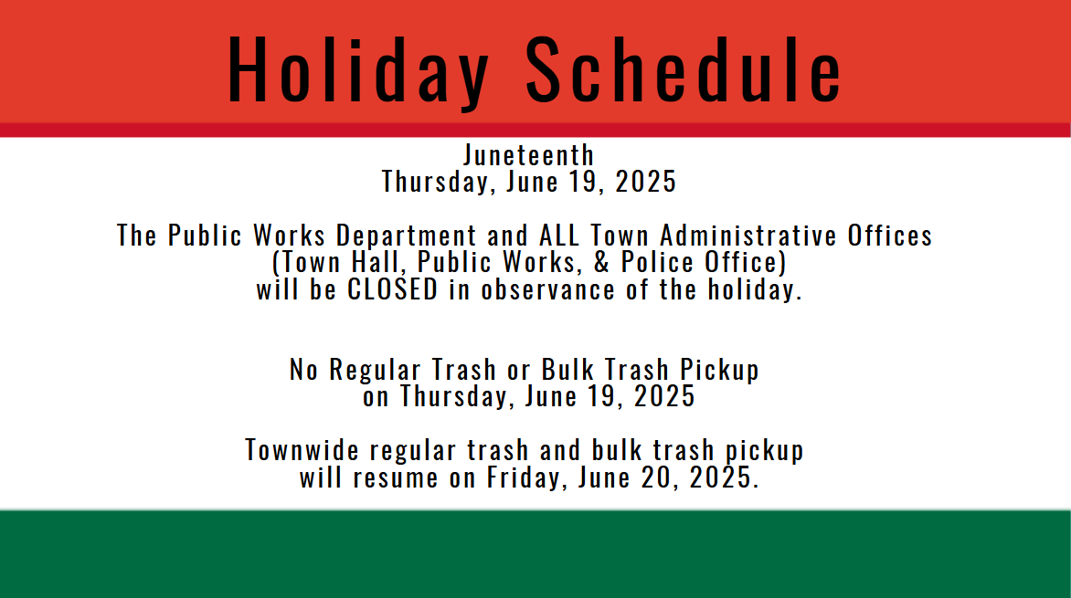 June 2025 Holiday schedule