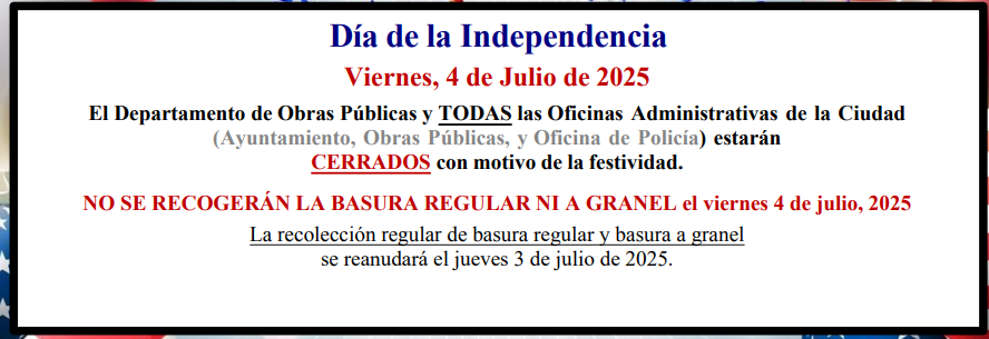 july 2025 holiday spanish