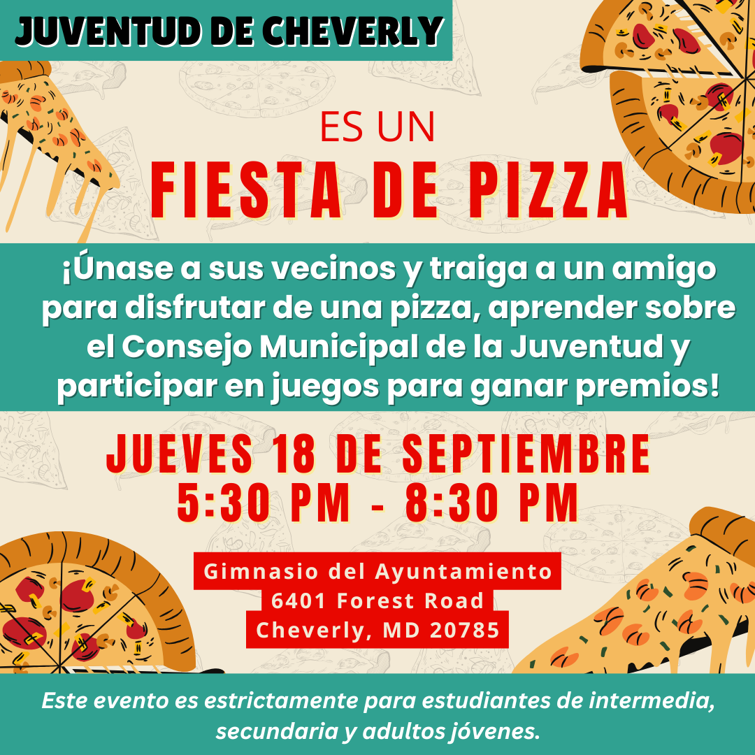 September 2025 Youth Pizza Party Spanish