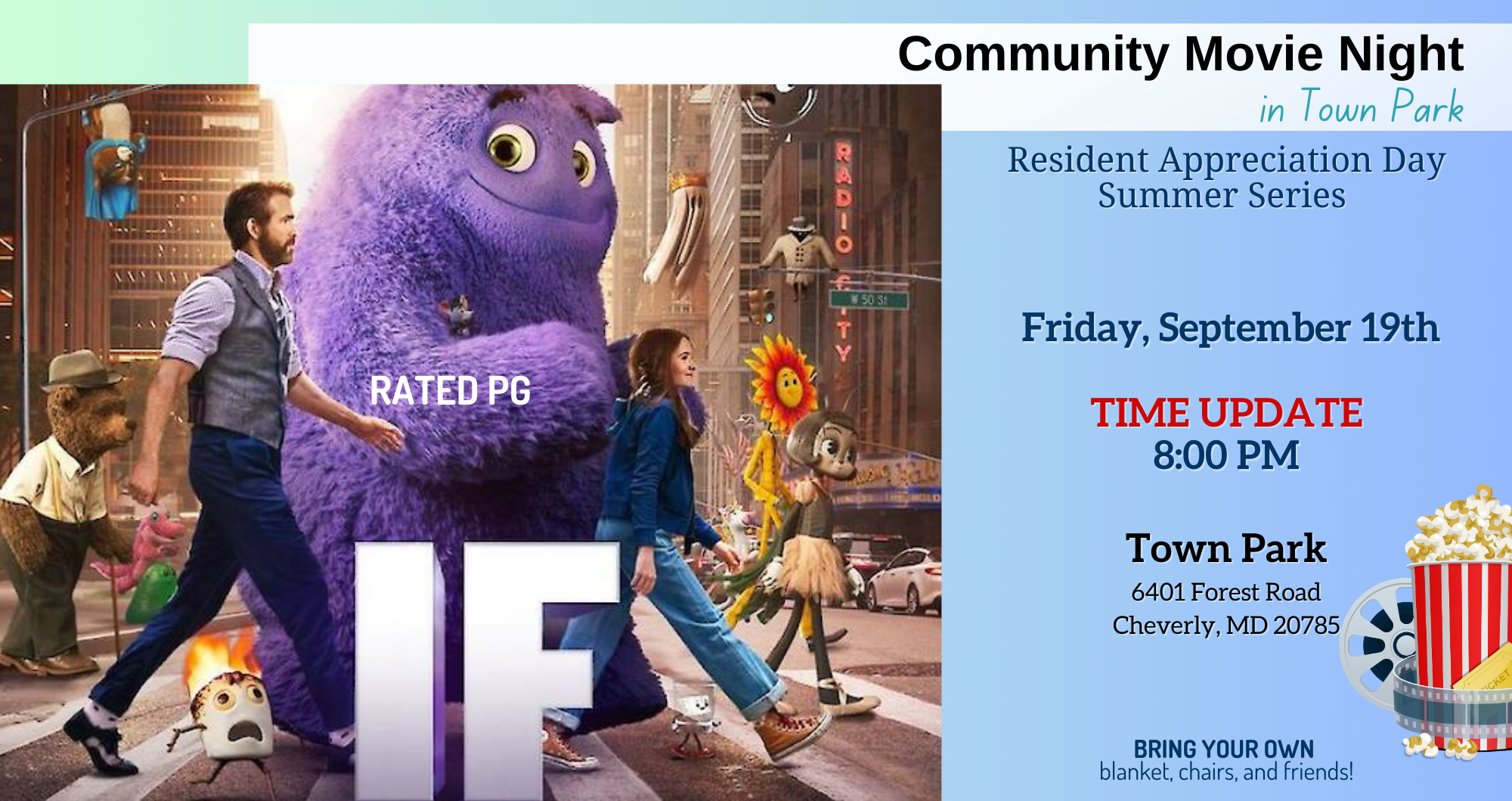 September 2025 Movie Night Update time