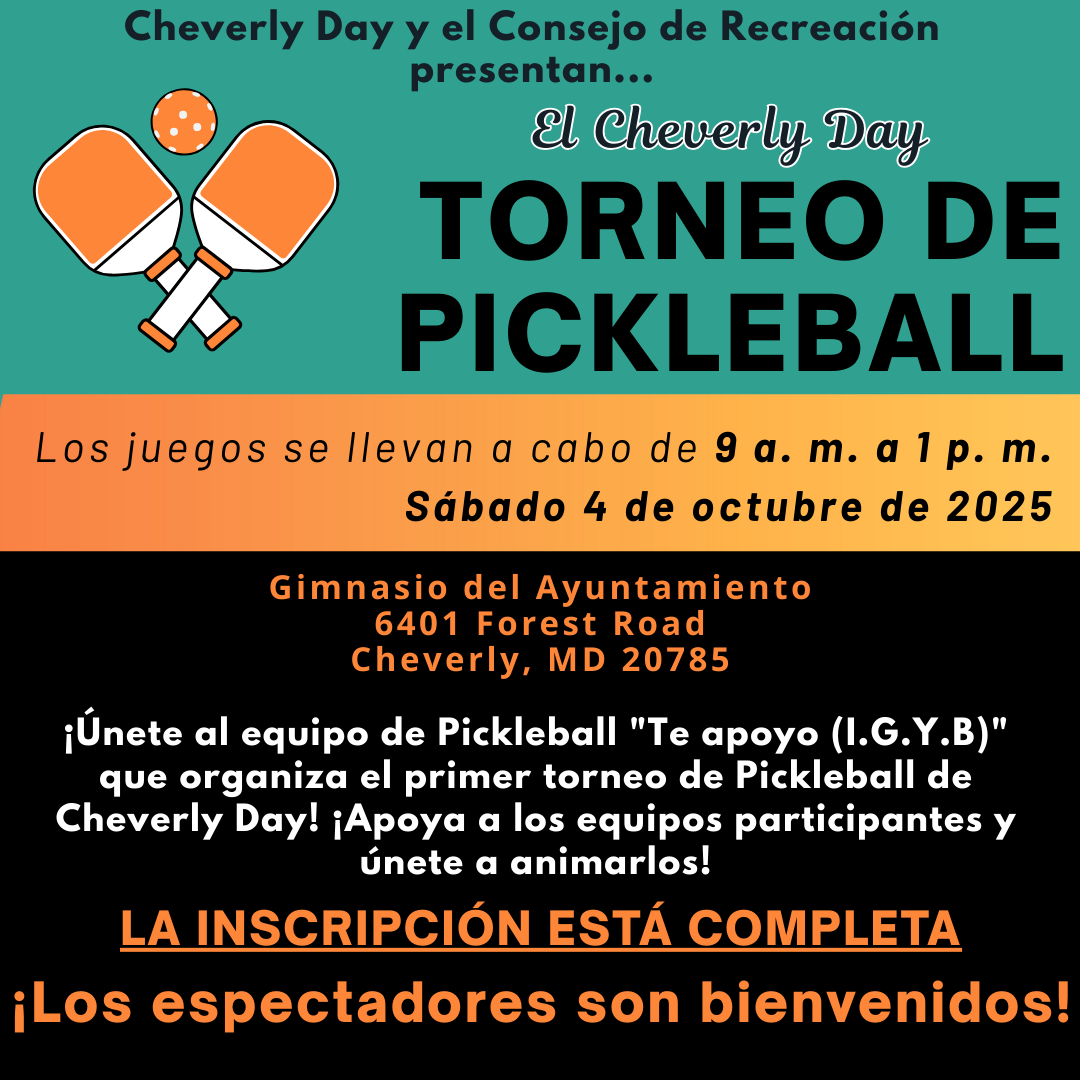October 2025 Chv Day pickleball Spanish
