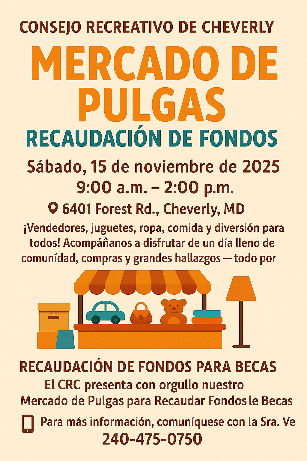 November 2025 Flea Market Spanish