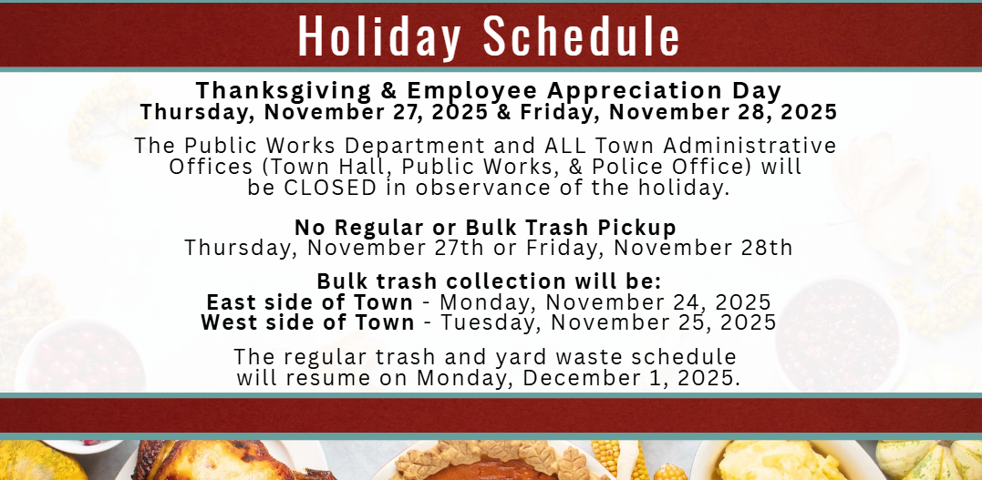 November 2025 holiday trash