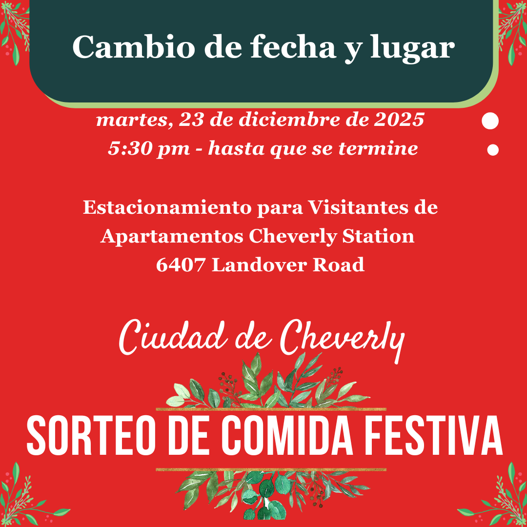 December 2025 Food Drive Updated Spanish