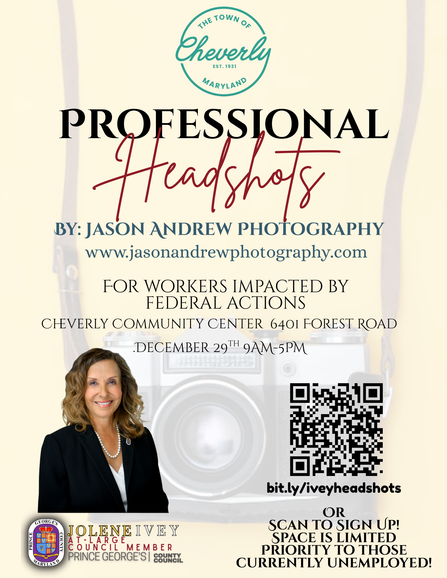 Headshots for Federal Workers