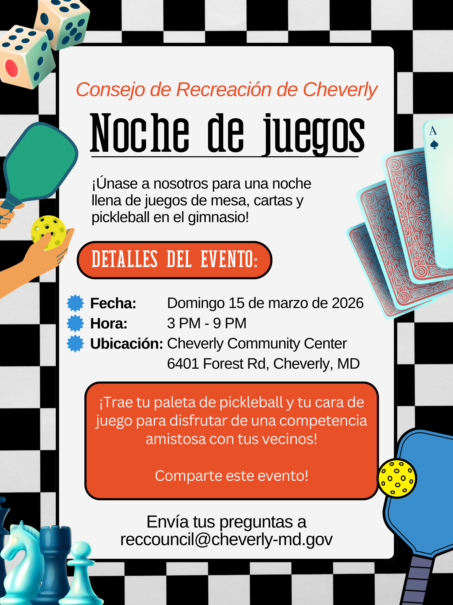 March 2026 Rec Council Spanish