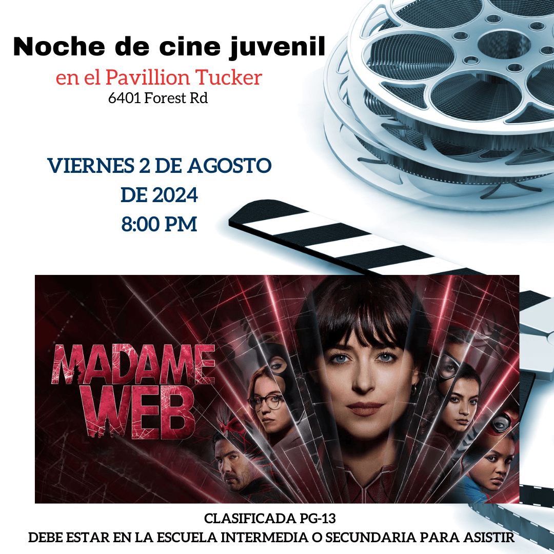 August 2024 Youth Movie Night Spanish