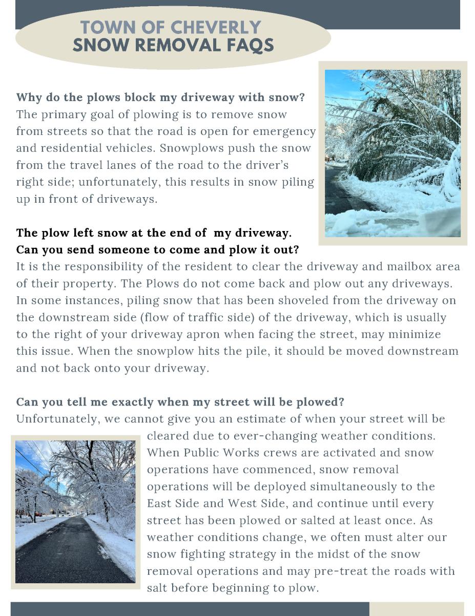 Snow FAQ's 1