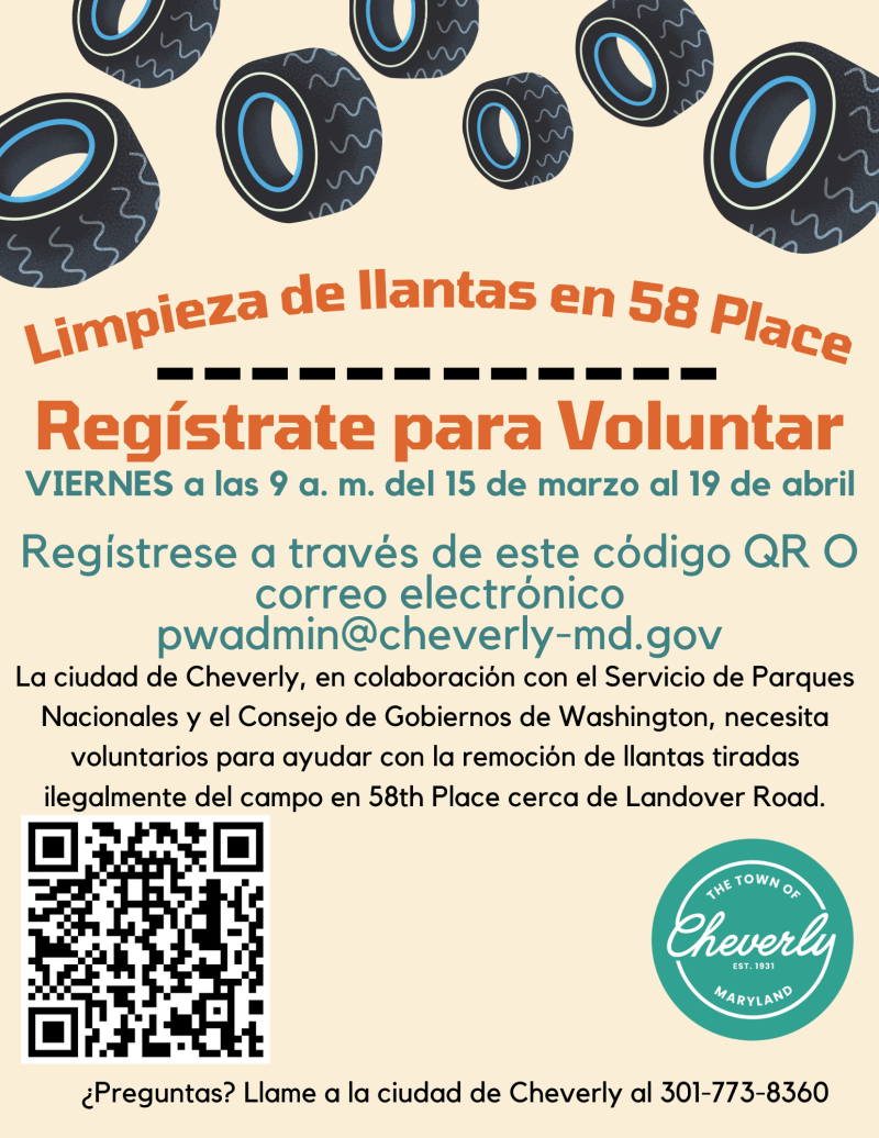 Sign up flyer in Spanish