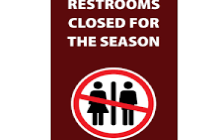 restrooms closed